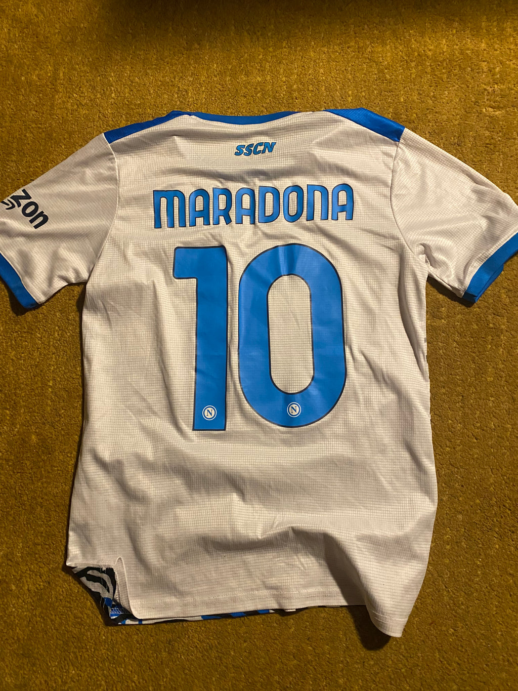 Napoli Fan Jersey - Custom Diego Maradona #10 Edition - Avajaistarjous