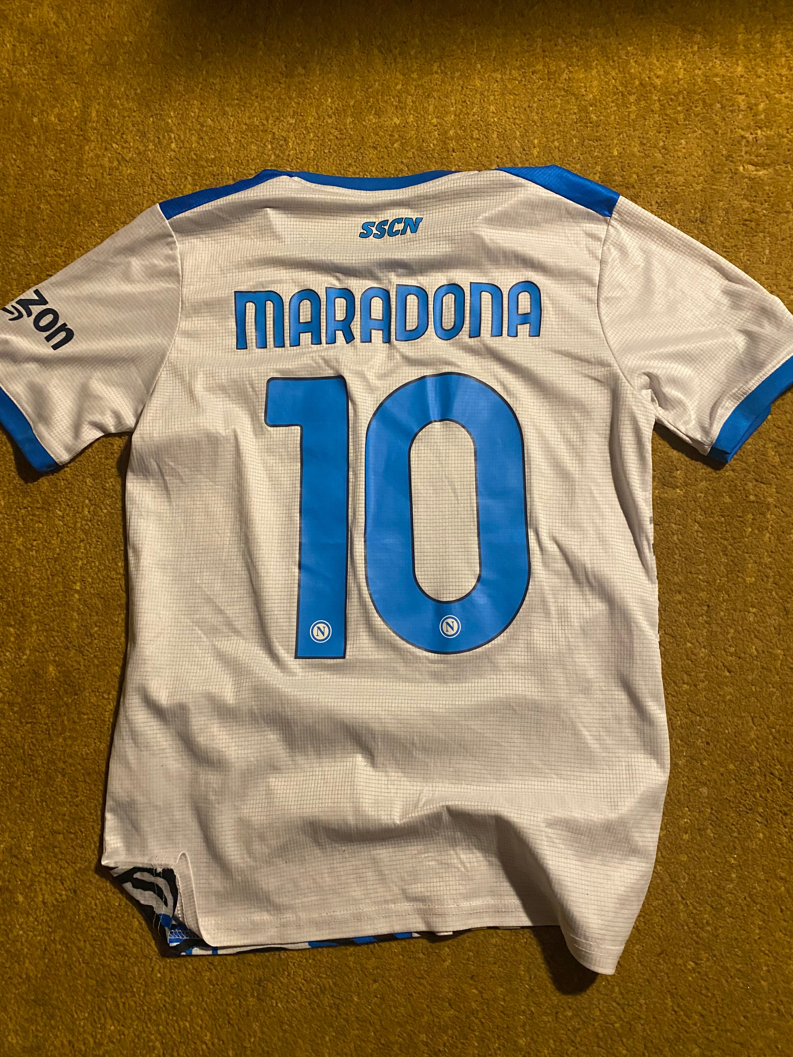 Napoli Fan Jersey - Custom Diego Maradona #10 Edition - Avajaistarjous